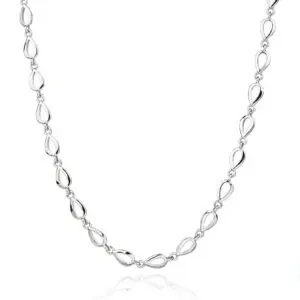 Csepp mintás nyaklánc – 44,5+4 cm
