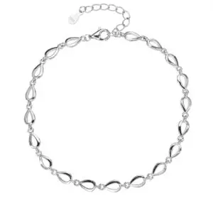 Csepp mintás karkötő – 17+4 cm
